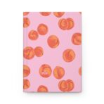 Peach blush aesthetic soft pink journal for women from miodoi illustration