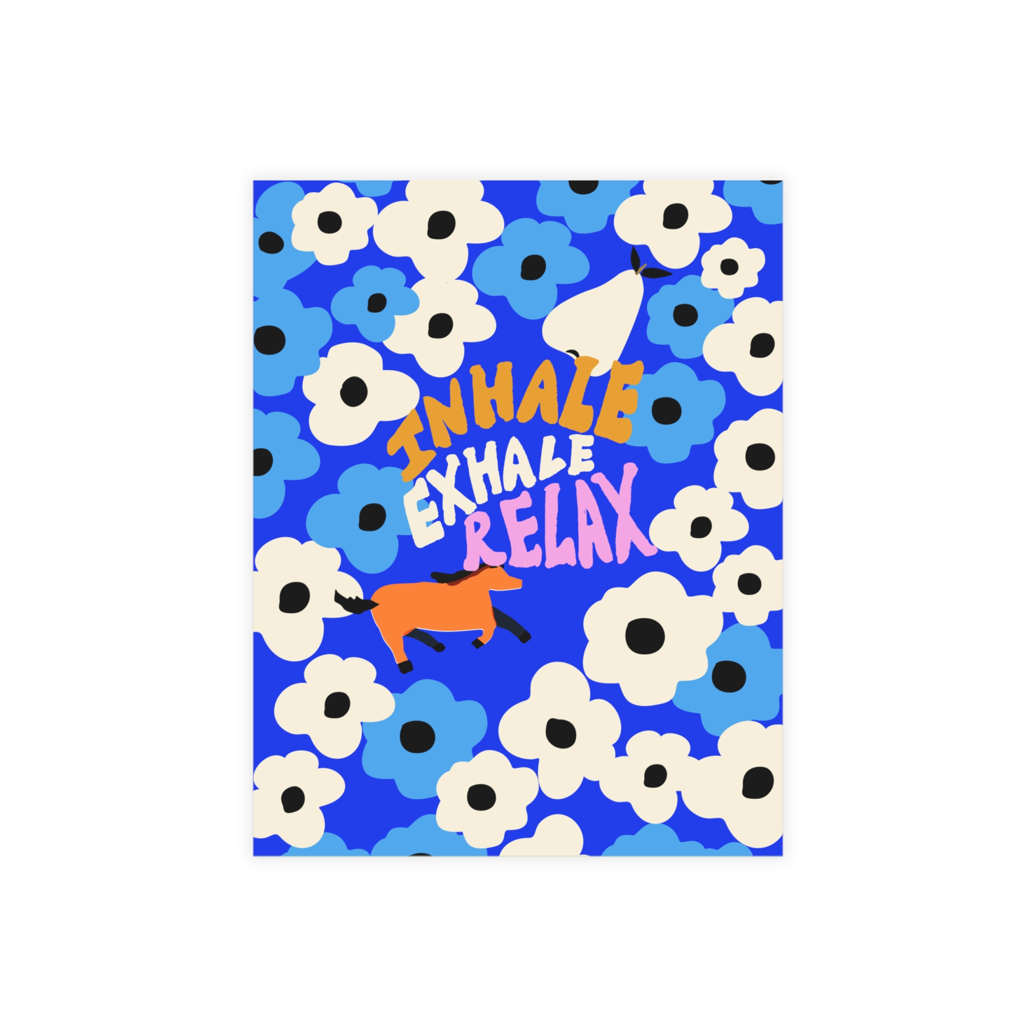 inhale-exhale-relax-encouragement-cards-bundle Inspire calm and mindfulness with this encouragement cards bundle featuring “Inhale Exhale Relax” on a navy blue background with abstract birds. This encouragement cards set is perfect for aesthetic gifts, home decor, and sending motivation to your beloved people.